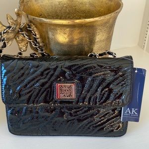Black Anne Klein purse new with tags shoulder bag